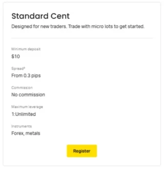 Standard Cent Account