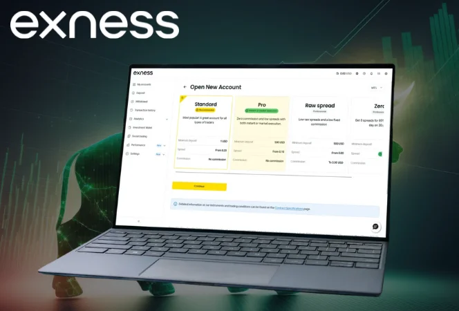 Types of Exness Trading Accounts