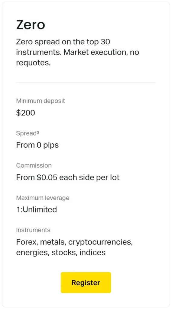 Zero Account